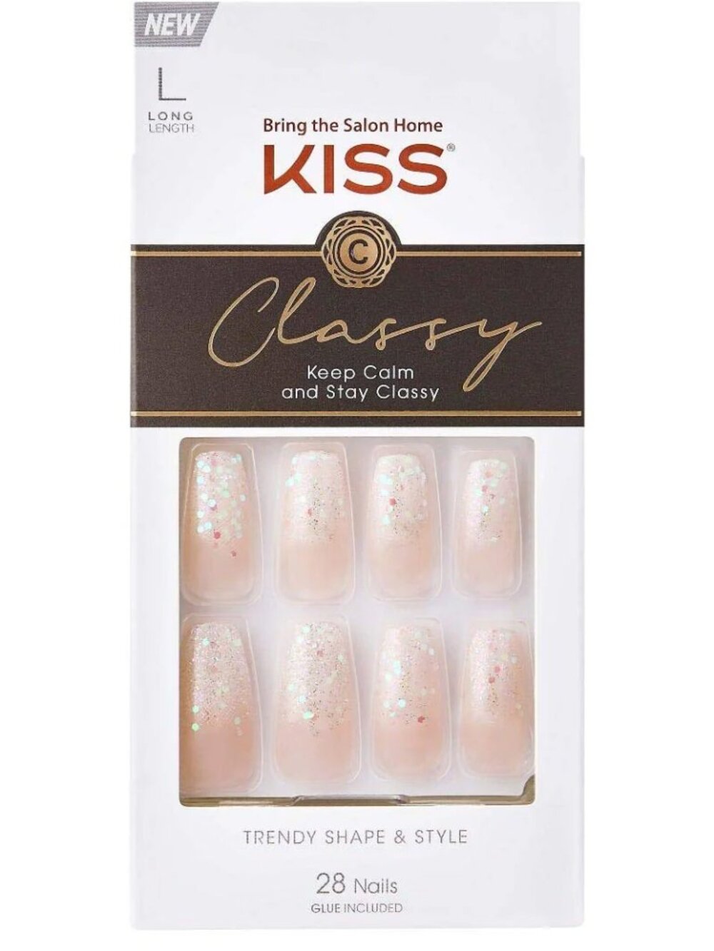 Kiss Classy Nails - Scrunchie. Stunning Wedding Nails for Brides